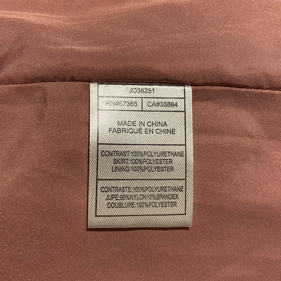 Jack By BB Dakota Elina Faux Leather Bodice Pink Chiffon Pleated Dress - Picture 13 of 15